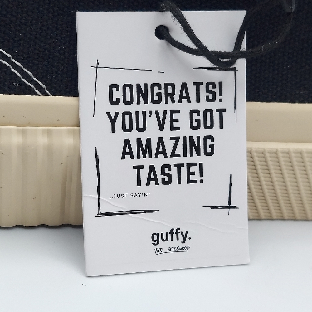 Guffy The Spicewood Black Low Top Cap Toe Canvas Sneaker Shoes Women's US 8.5 - Picture 12 of 14